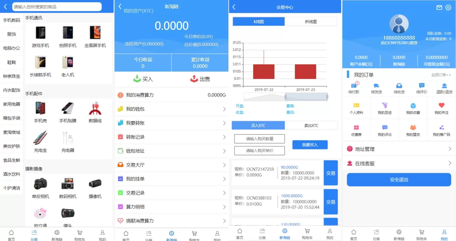 图片[2]-新淘商城全开源源码 - 算力商城、认筹、商家入驻与三级分销，区块链交易功能集成 - 海外源码商-海外源码商