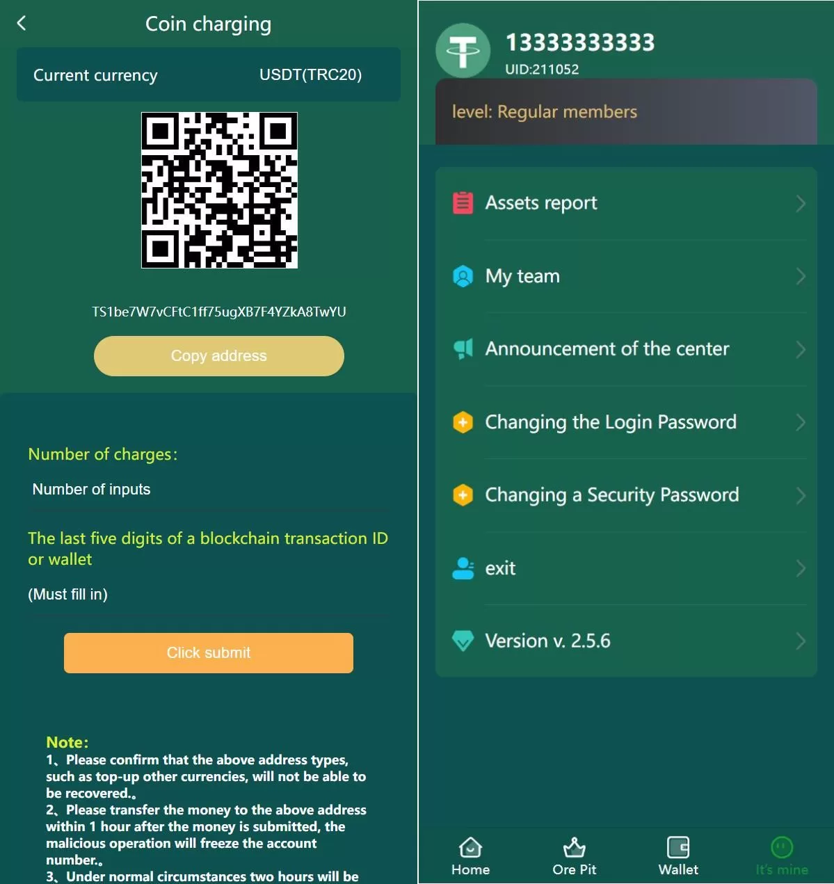图片[3]-全新二开海外版奇亚矿机系统源码——USDT云矿机+云算力挖矿+智能收益 - 海外源码商-海外源码商