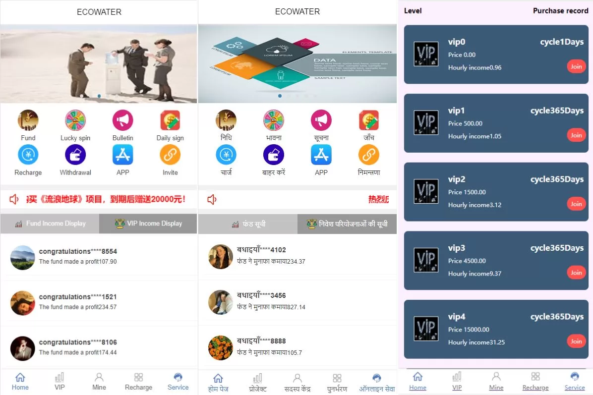 双语言海外投资理财系统/多语言项目投资平台/UI全新升级源码 - 海外源码商-海外源码商