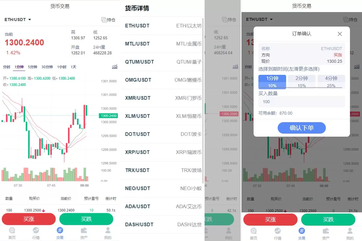 图片[2]-全新K线无差异版/双语言FastAdmin外汇微盘系统源码/USDT支付 - 海外源码商-海外源码商