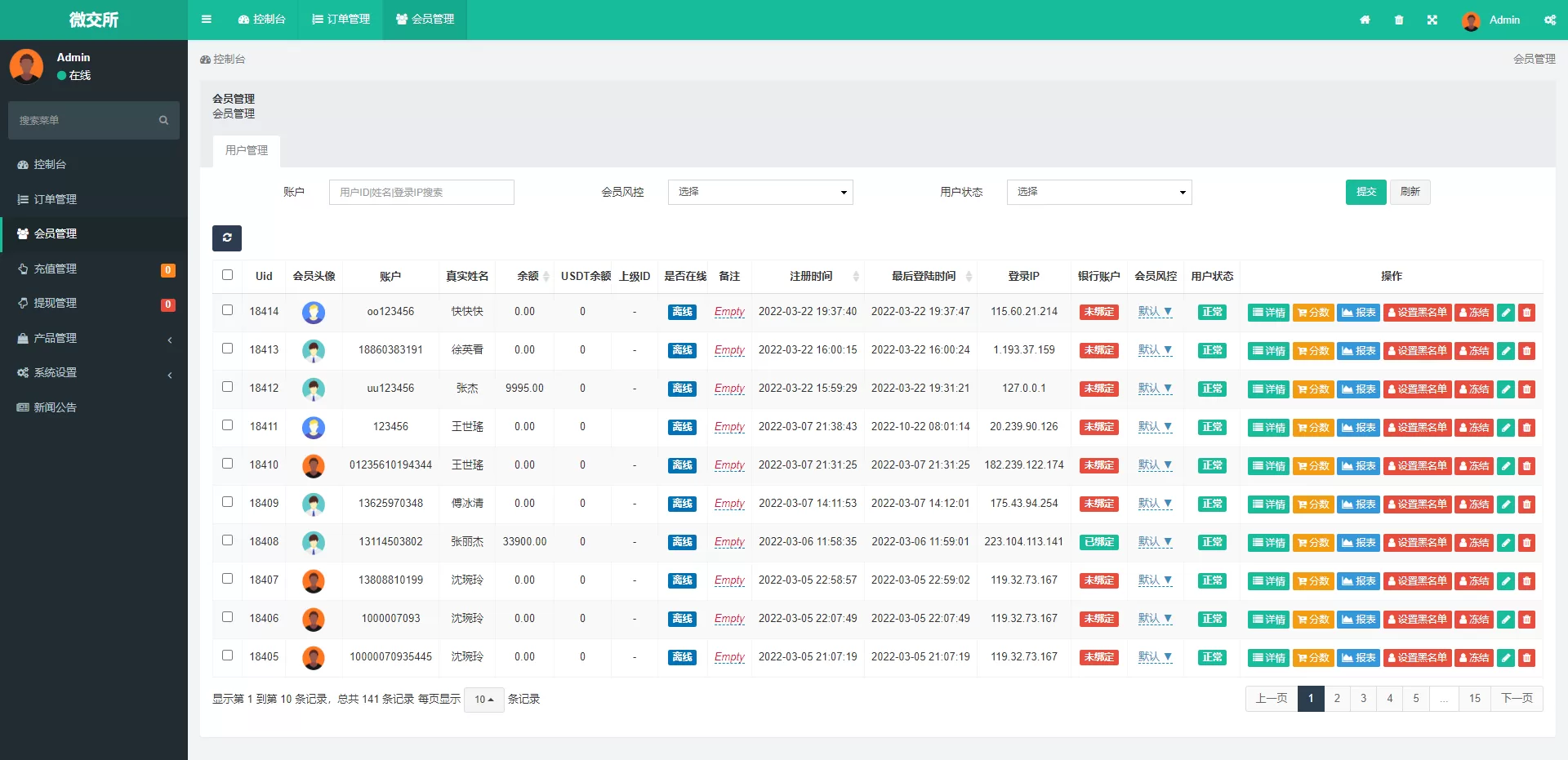 图片[7]-全新K线无差异版/双语言FastAdmin外汇微盘系统源码/USDT支付 - 海外源码商-海外源码商