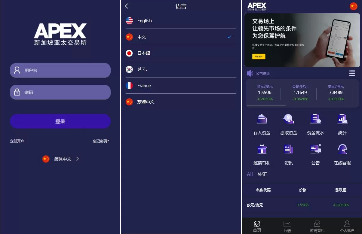 全新UI多语言微盘外汇系统/时间盘微盘源码 - 海外源码商-海外源码商