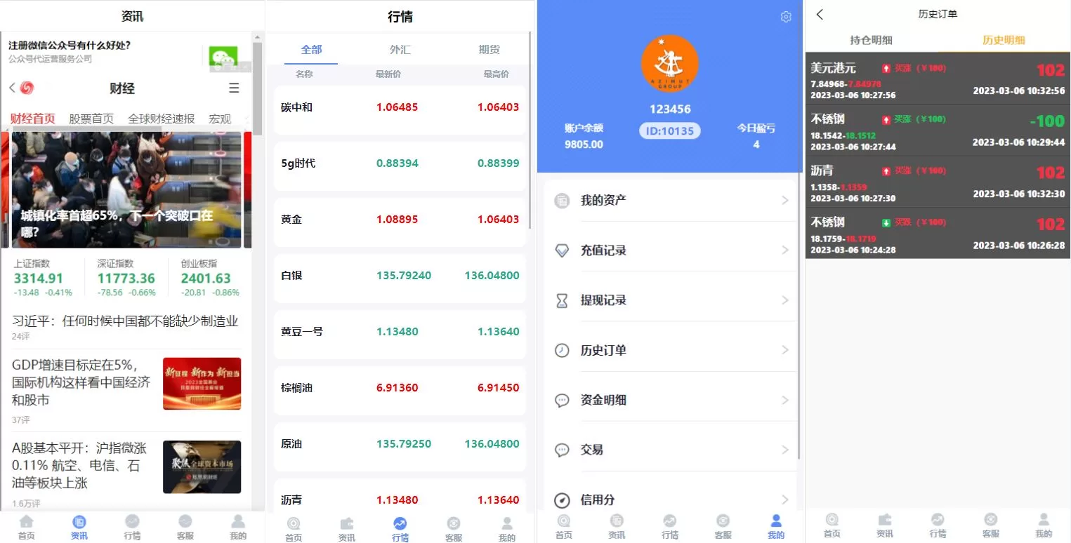 图片[3]-全新二开期货微盘系统/360安全检测UI/伪交易所微交易源码 - 海外源码商-海外源码商