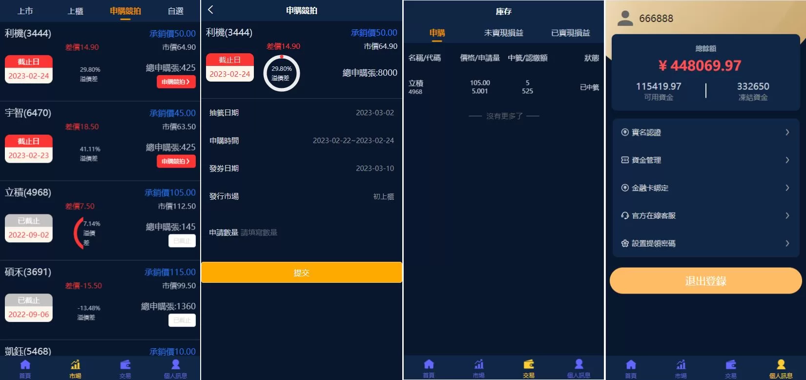 图片[2]-新版台湾股票系统/申购折扣交易系统/股票配资源码 - 海外源码商-海外源码商