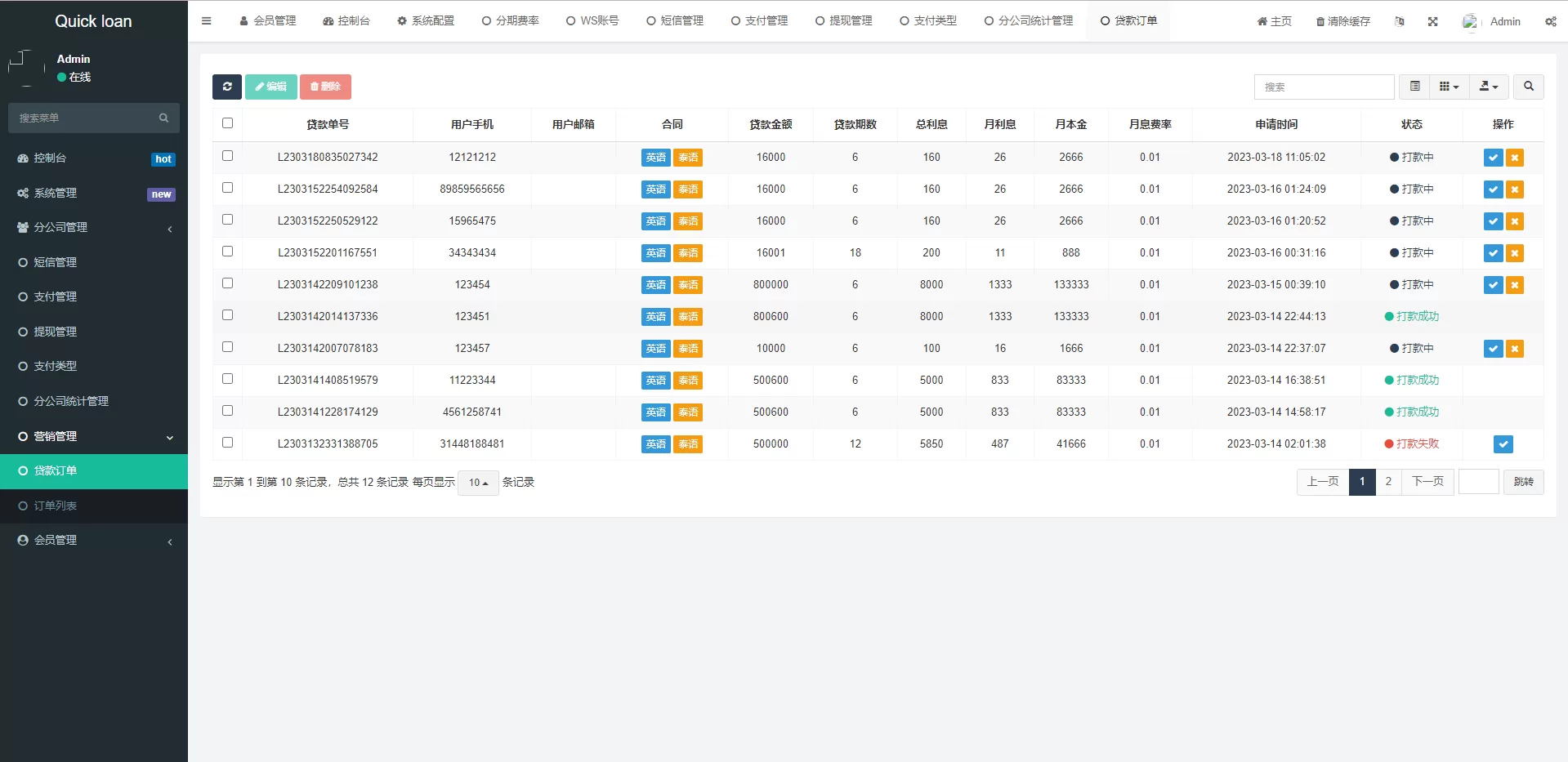 图片[10]-新版海外小额贷款系统源码/合同贷款平台/套路贷系统 - 海外源码商-海外源码商