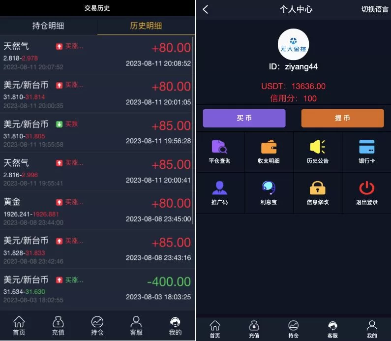 图片[4]-多语言微交易系统/期货外汇微盘/虚拟币微盘源码 - 海外源码商-海外源码商