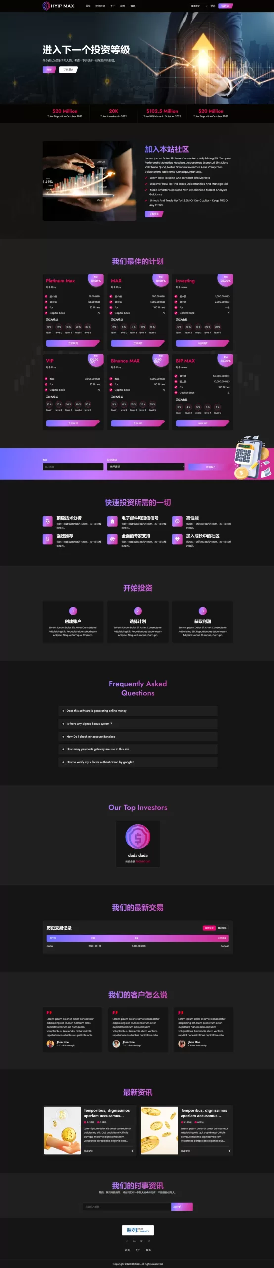图片[2]-多语言海外投资理财平台源码/PHP投资管理系统源码 - 海外源码商-海外源码商