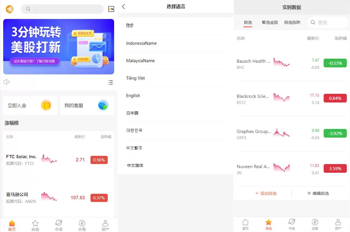 海外多语言股票系统源码/美股配资/微盘平仓买入卖出 - 海外源码商-海外源码商
