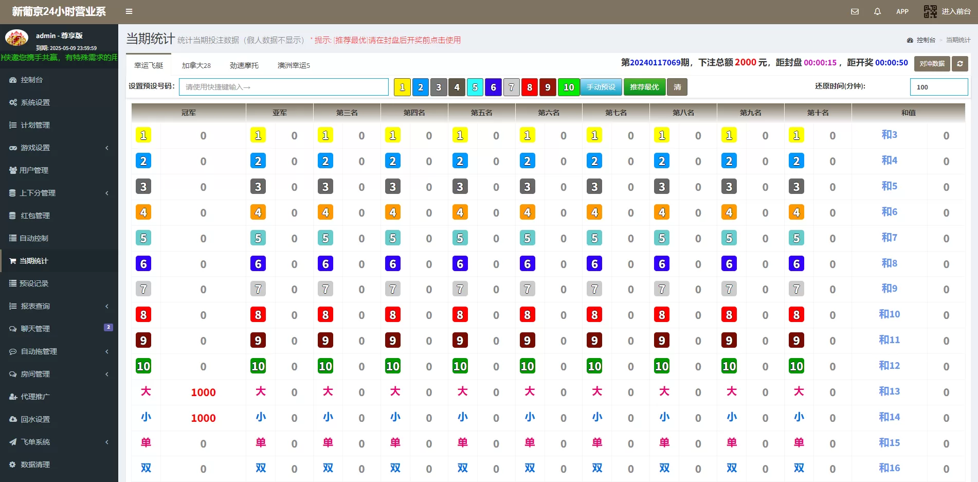 图片[8]-新版仿飞天娱乐CP系统源码/江湖娱乐CP系统/开奖预设/单独房间 - 海外源码商-海外源码商
