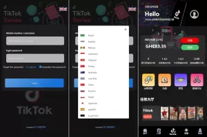 多语言TIKTOK刷单系统源码/海外TIKTOK抢单刷单/叠加组/打针-海外源码商