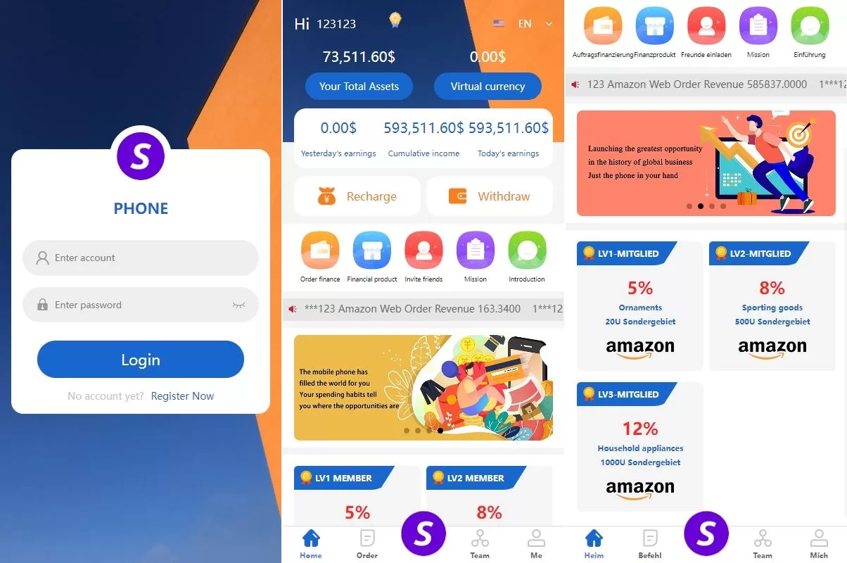 新版多语言抢单刷单系统源码/派单卡单/余额宝/前端uniapp - 海外源码商-海外源码商