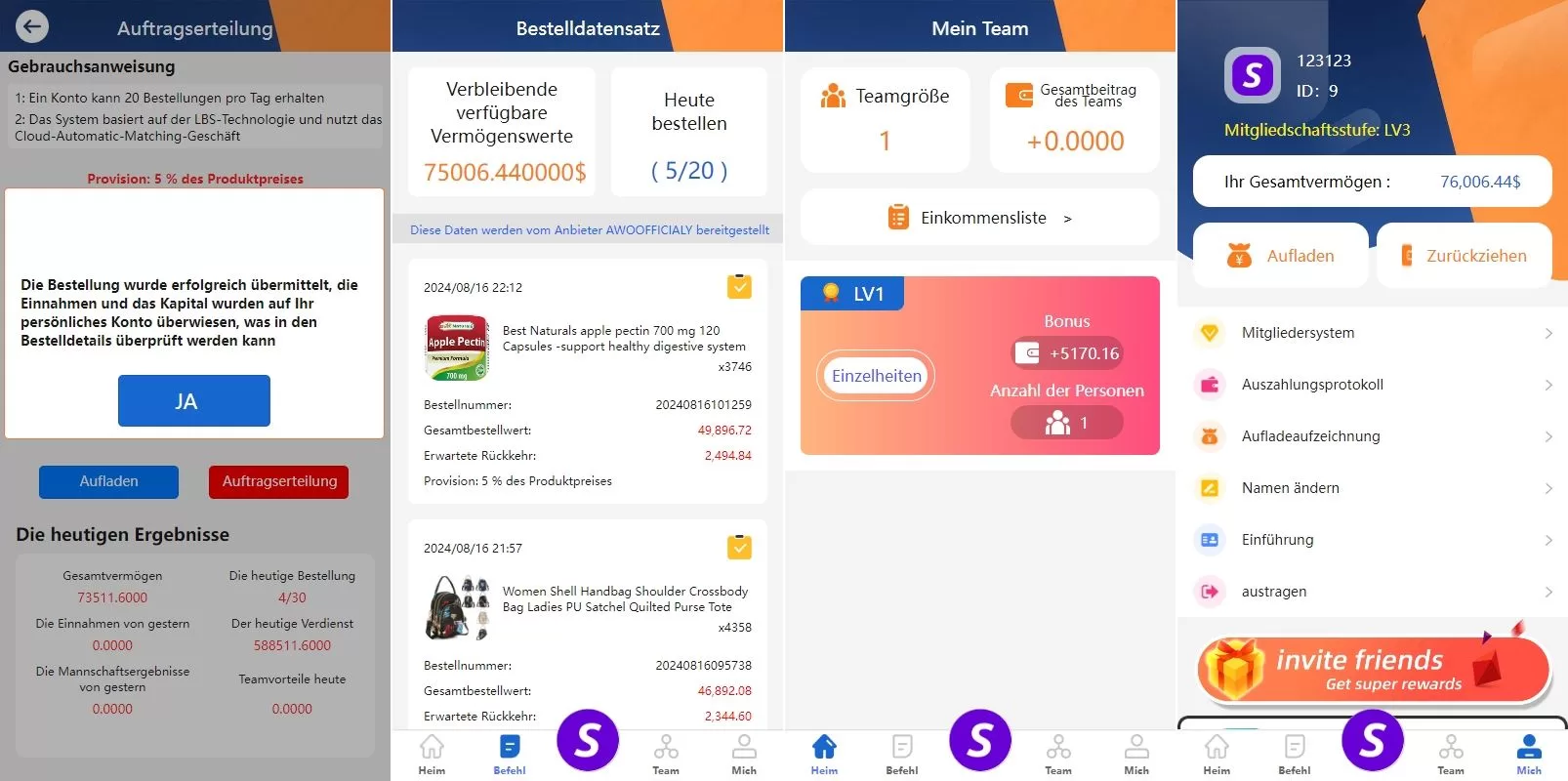 图片[4]-新版多语言抢单刷单系统源码/派单卡单/余额宝/前端uniapp - 海外源码商-海外源码商