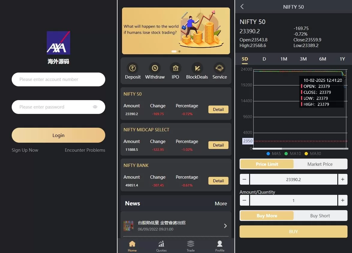 印度股票系统源码/新股认购/海外股票前端uniapp - 海外源码商-海外源码商