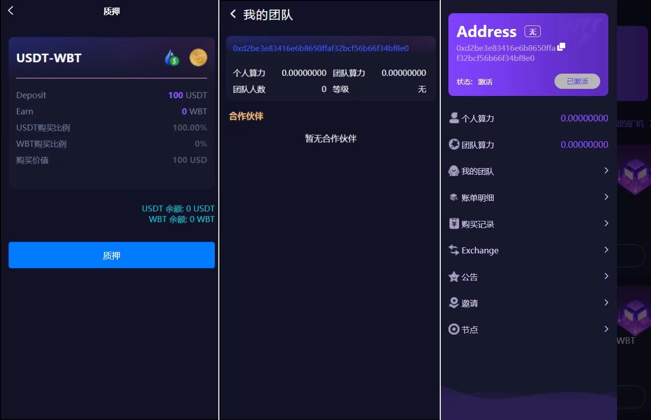 图片[3]-双语言DApp区块链理财系统/质押挖矿/团队分红/区块链投资源码 - 海外源码商-海外源码商