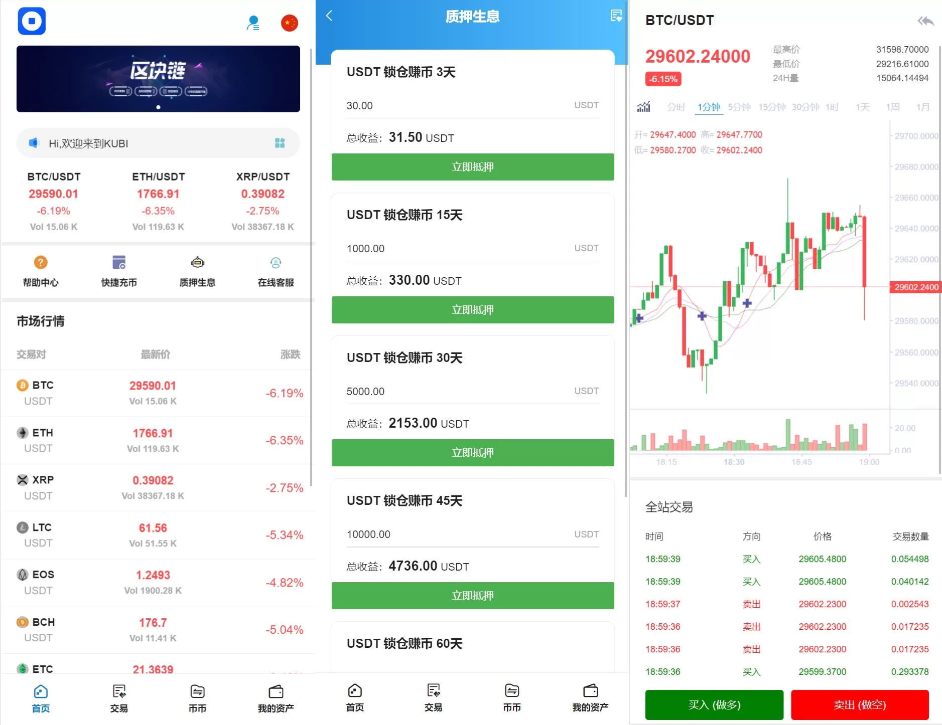 多语言交易所源码/币币交易/秒合约交易/质押生息 - 海外源码商-海外源码商