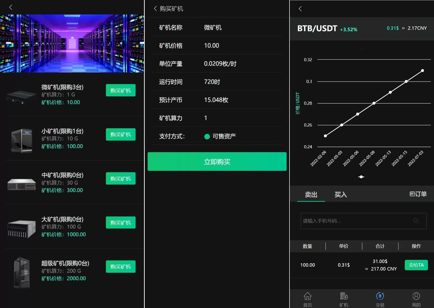 图片[2]-区块链矿机系统/算力云矿机/区块链加密数字货币交易系统源码 - 海外源码商-海外源码商