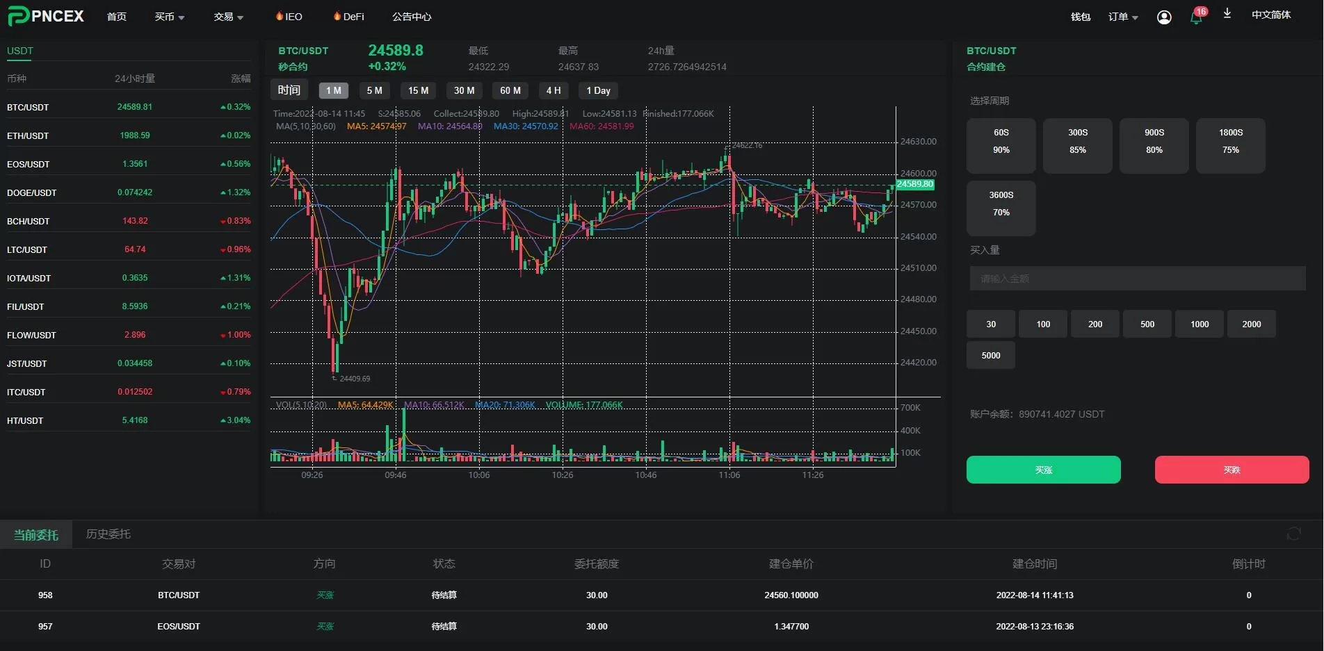 图片[7]-全新优化版区块链交易所/币币秒合约交易/IEO认购/质押挖矿源码 - 海外源码商-海外源码商