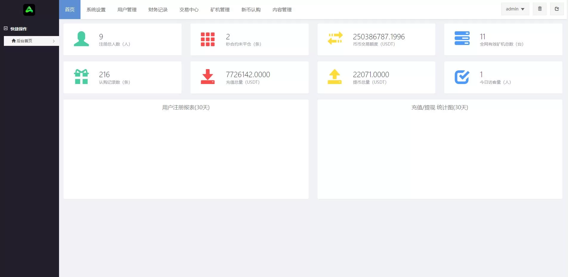 图片[8]-全新优化版区块链交易所/币币秒合约交易/IEO认购/质押挖矿源码 - 海外源码商-海外源码商