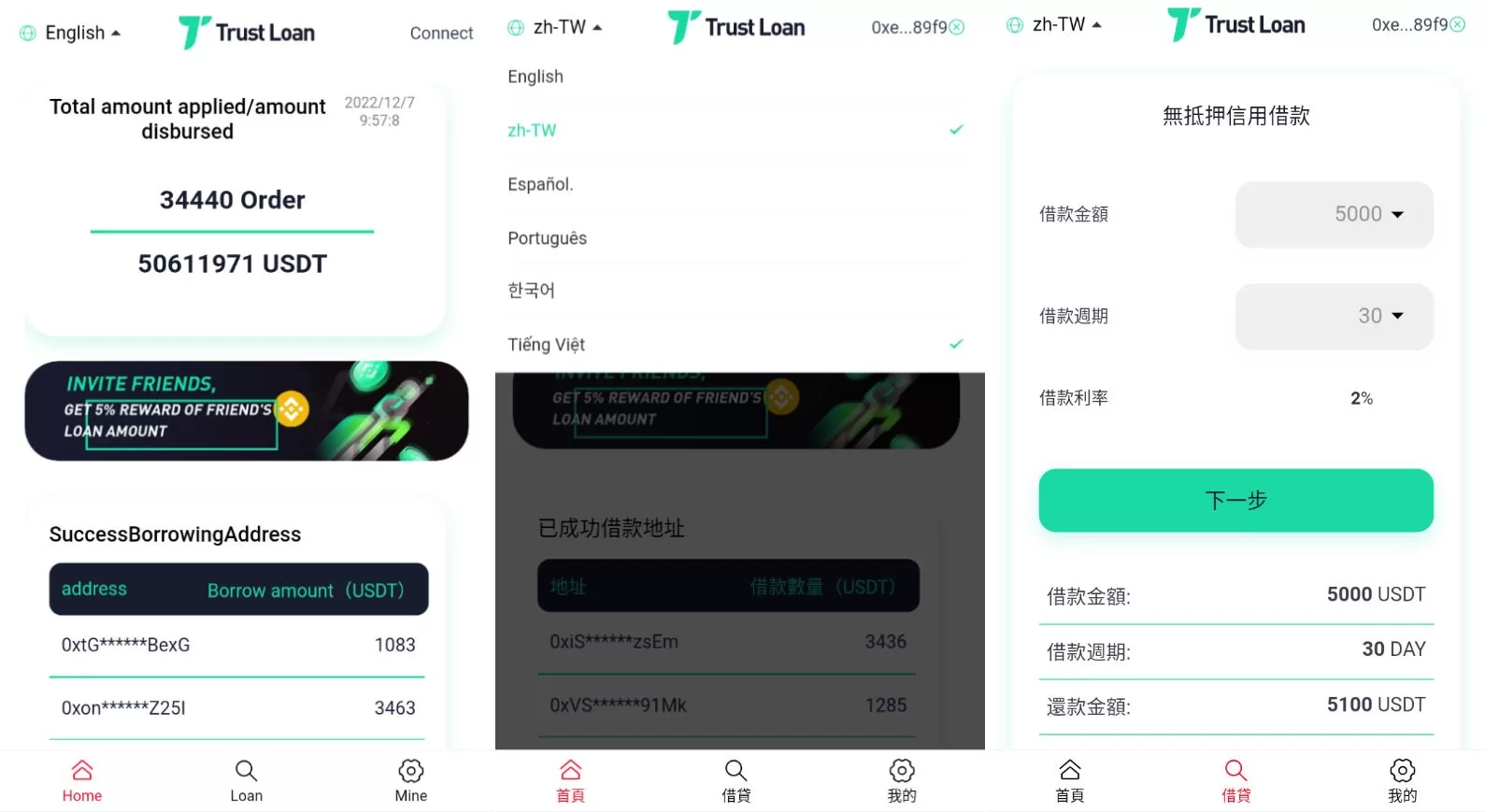 二开版多语言贷款秒U系统/usdt借贷授权/贷款盗U源码 - 海外源码商-海外源码商