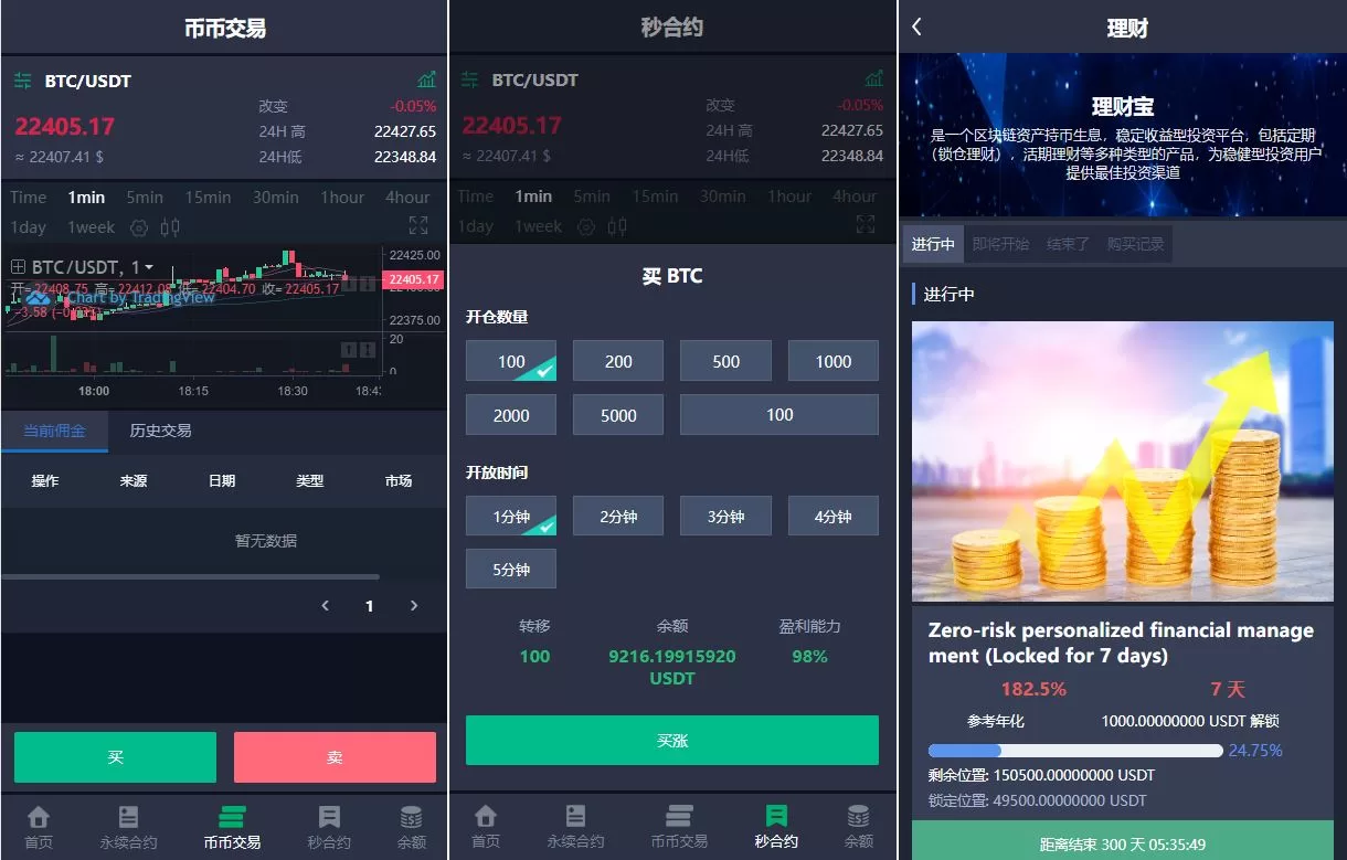 图片[2]-多语言交易所系统/永续币币秒合约交易/质押理财交易所源码 - 海外源码商-海外源码商