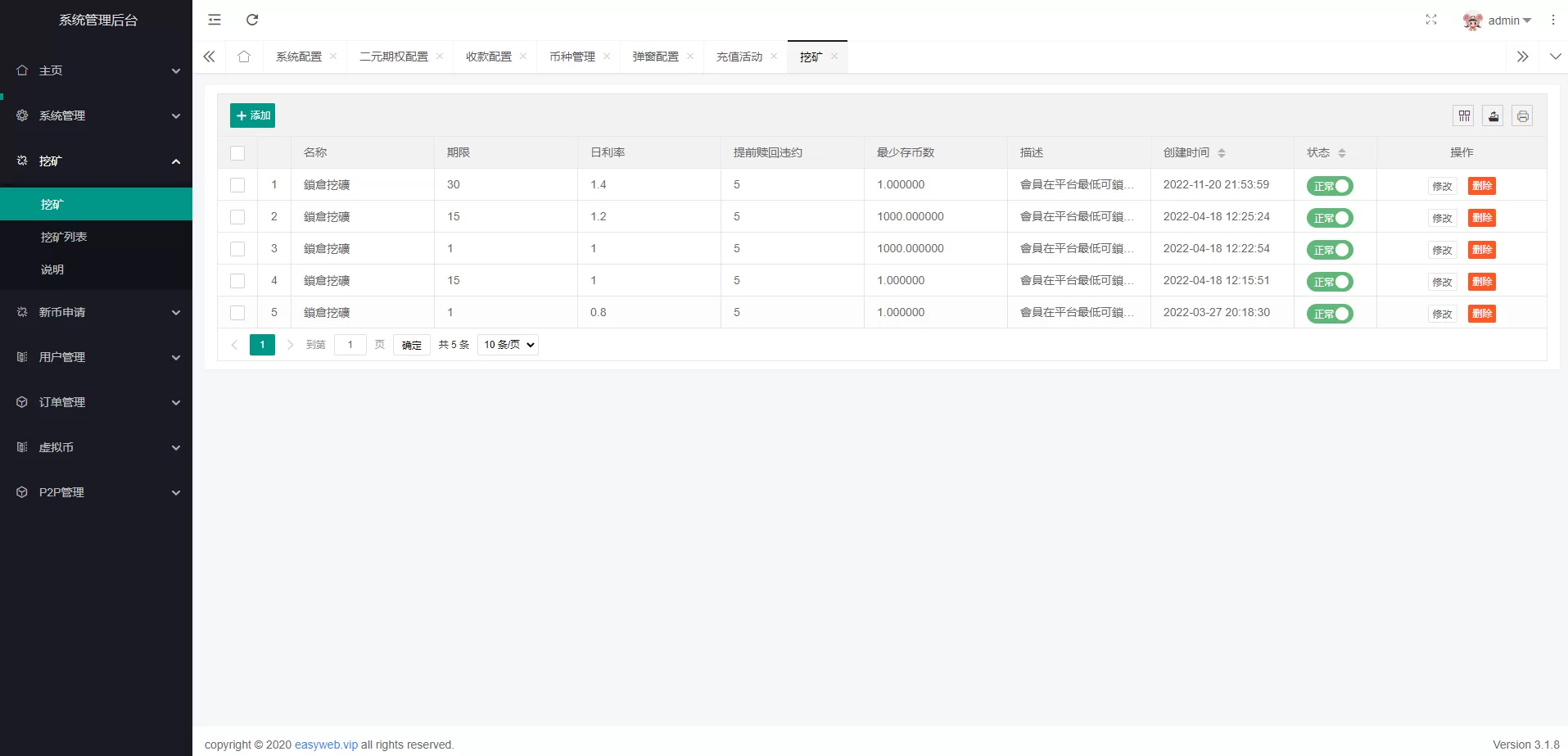 图片[14]-新版多语言交易所系统/秒合约币币交易/P2P理财派单抢单源码 - 海外源码商-海外源码商