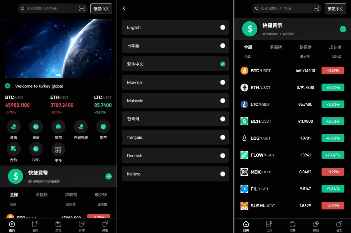新版多语言交易所系统/秒合约交易/币币合约/C2C/质押投资源码 - 海外源码商-海外源码商