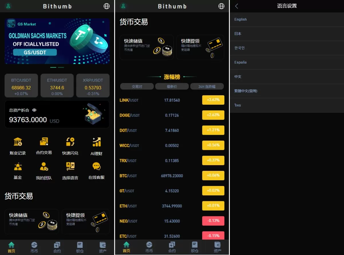 多语言交易所系统/秒合约交易/永续合约/锁仓挖矿/前端uniapp源码 - 海外源码商-海外源码商