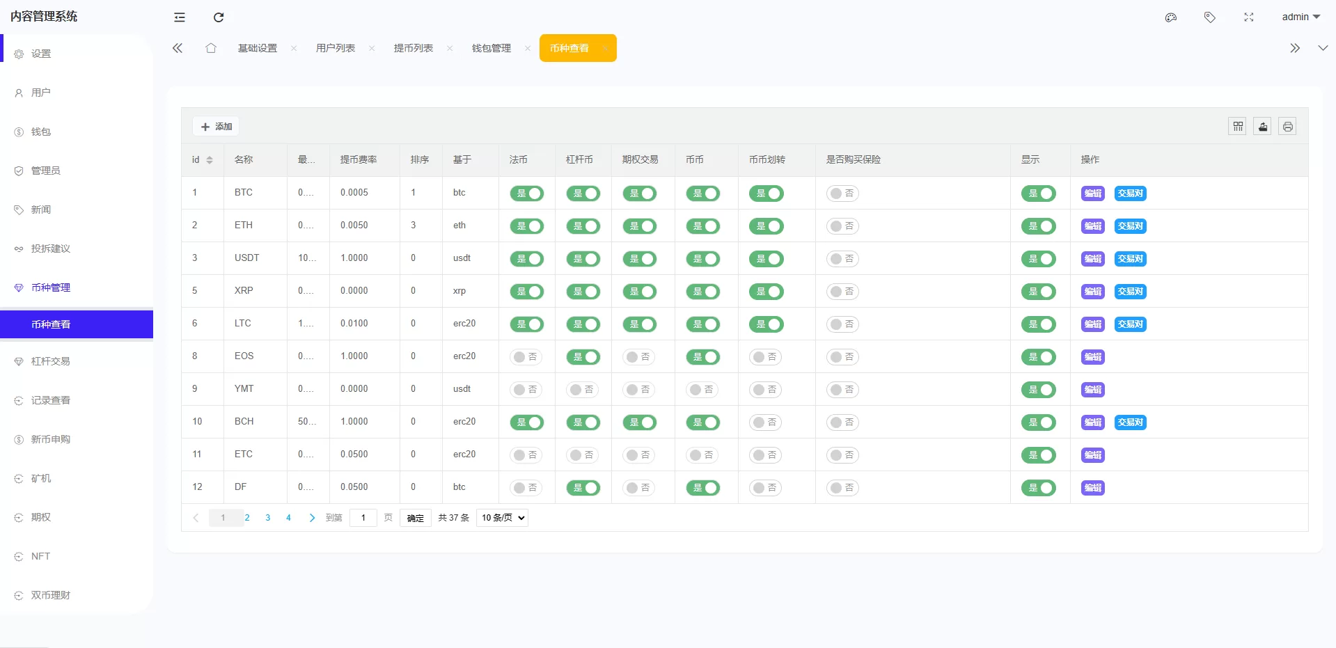 图片[10]-多语言交易所系统/期权/合约币币交易/IEO/质押源码 - 海外源码商-海外源码商