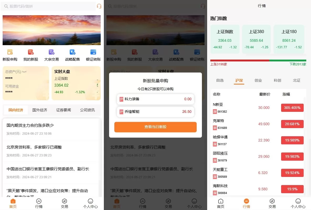 A股股票交易系统/新股申购/证券交易源码 - 海外源码商-海外源码商