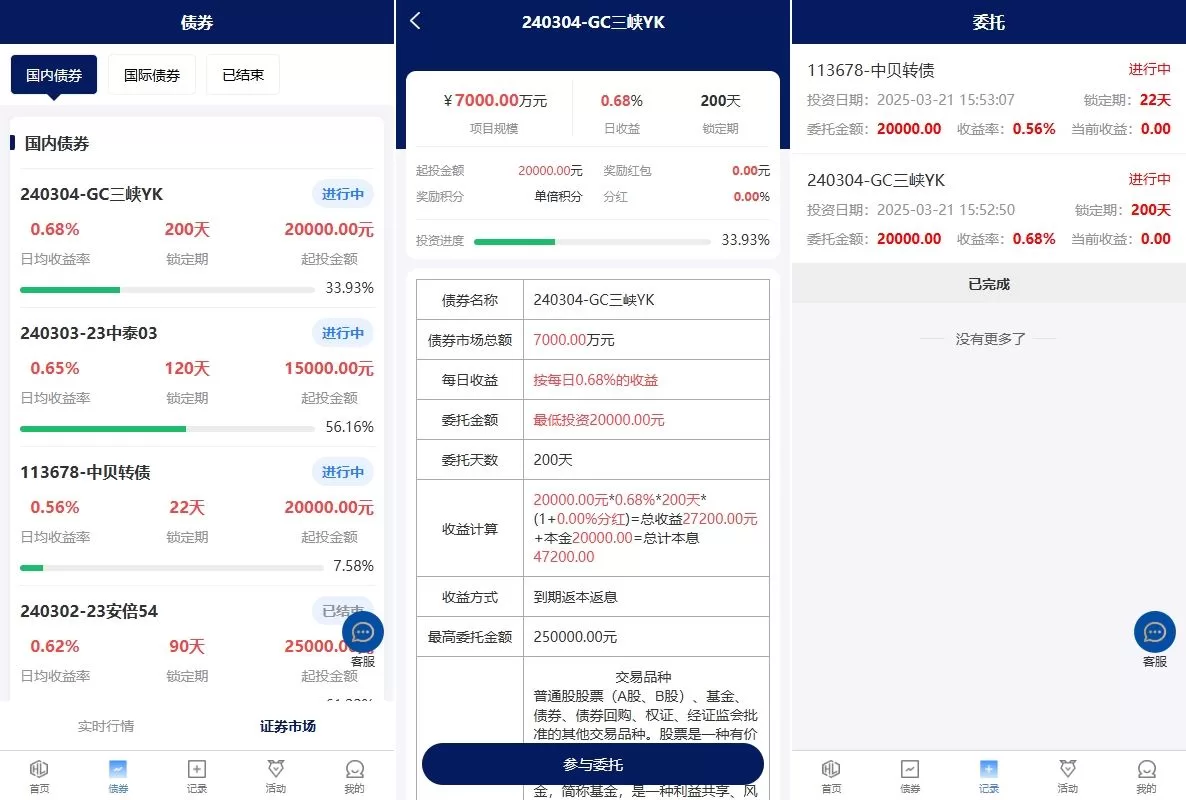 图片[2]-股票债券投资理财系统/贷款/投资收益计算源码 - 海外源码商-海外源码商