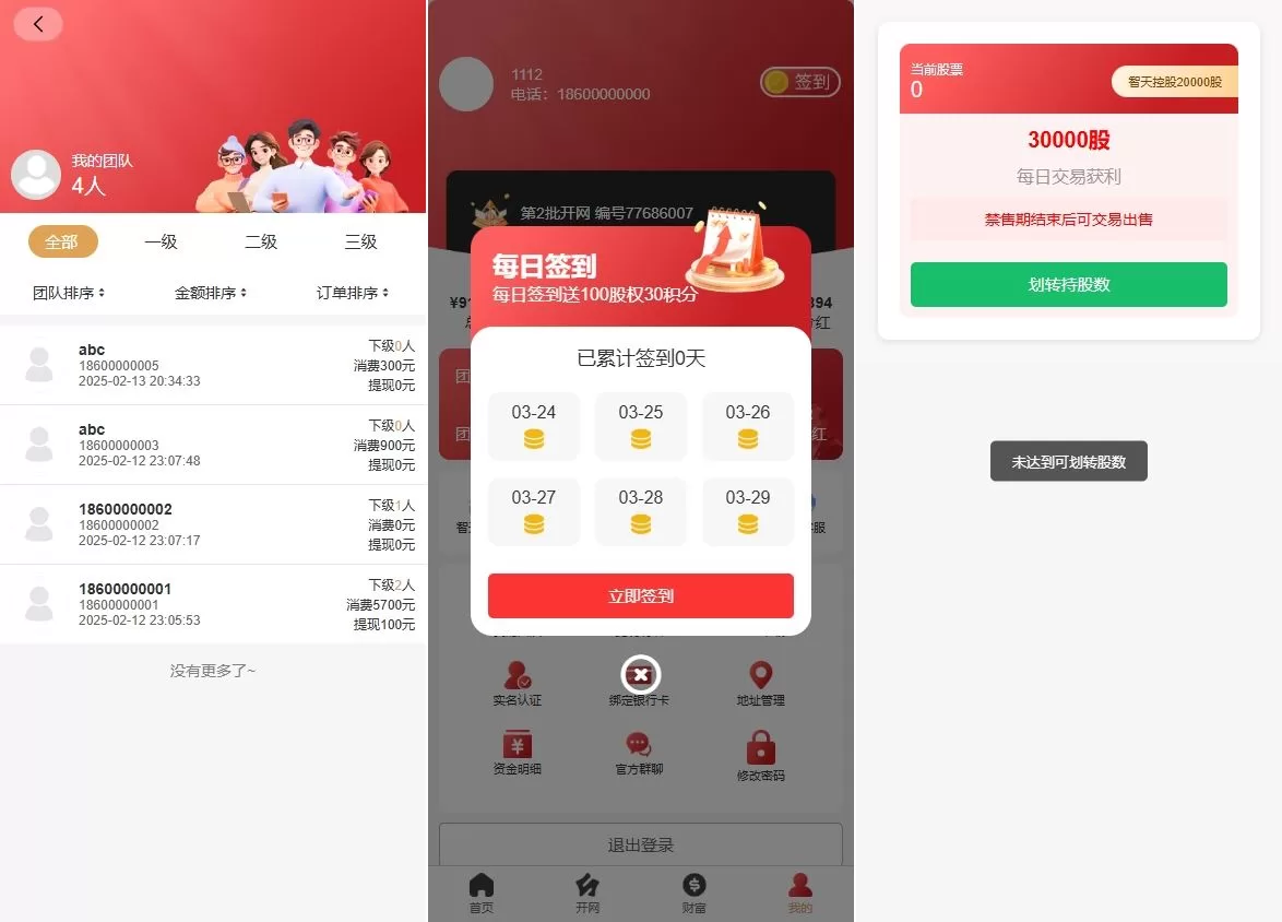图片[3]-新版股权投资分红系统/投资理财/签到/三级分销/ThinkPHP6开源源码 - 海外源码商-海外源码商