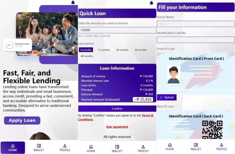 海外贷款平台#小额贷款系统/信用分*合同/提现码-海外源码商