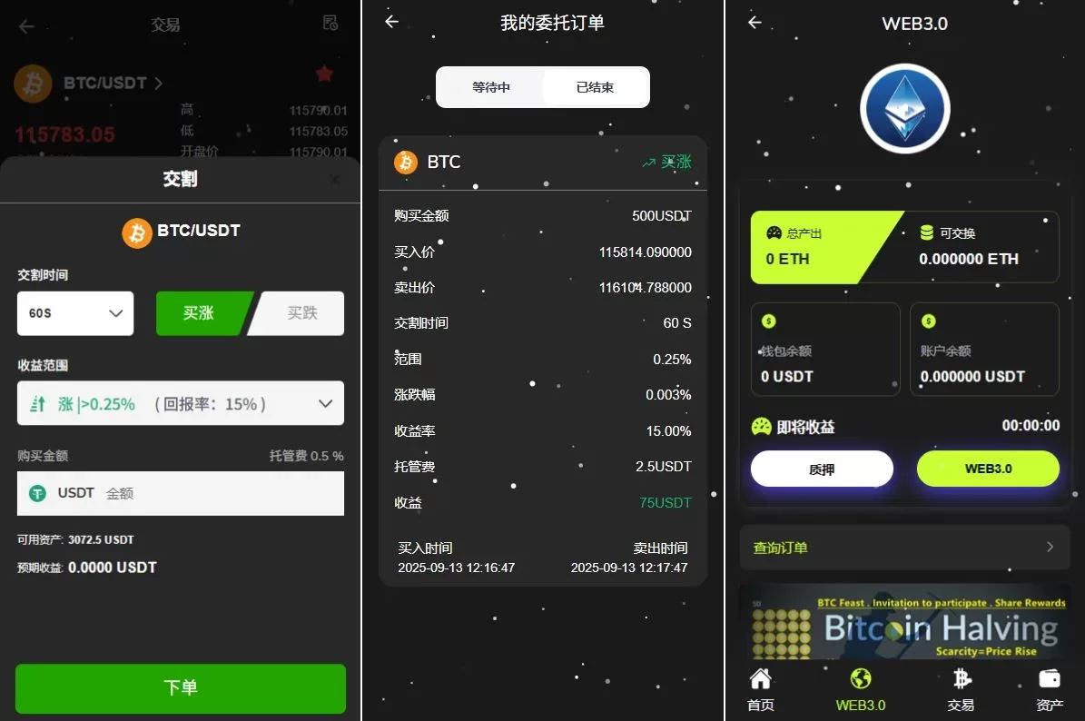 图片[2]-新版海外DAPP交易所%期权交易/质押%信用分 - 海外源码商-海外源码商