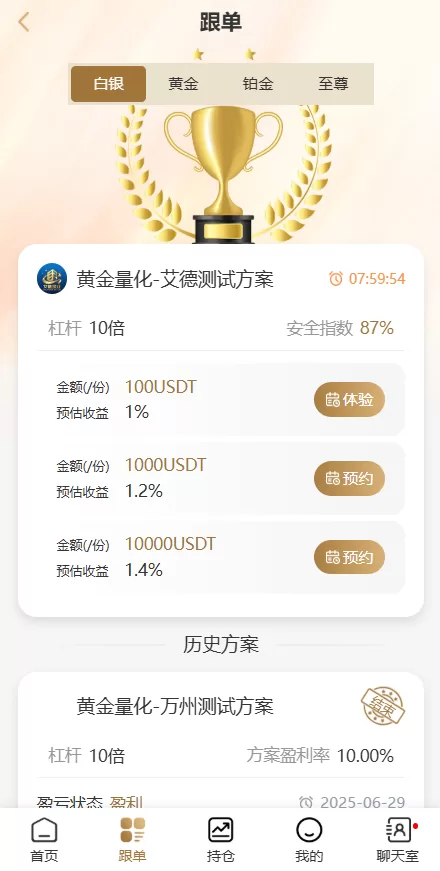 图片[3]-黄金投资跟单系统/投资理财/推广分销/聊天室 - 海外源码商-海外源码商