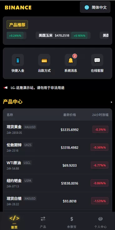 图片[2]-多语言仿币安微盘系统/期货时间盘/实名认证/信用分 - 海外源码商-海外源码商