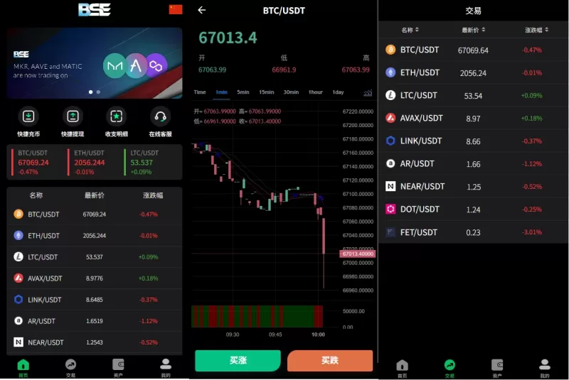 新版海外虚拟币微盘/秒合约微交易/时间盘/信用分-海外源码商
