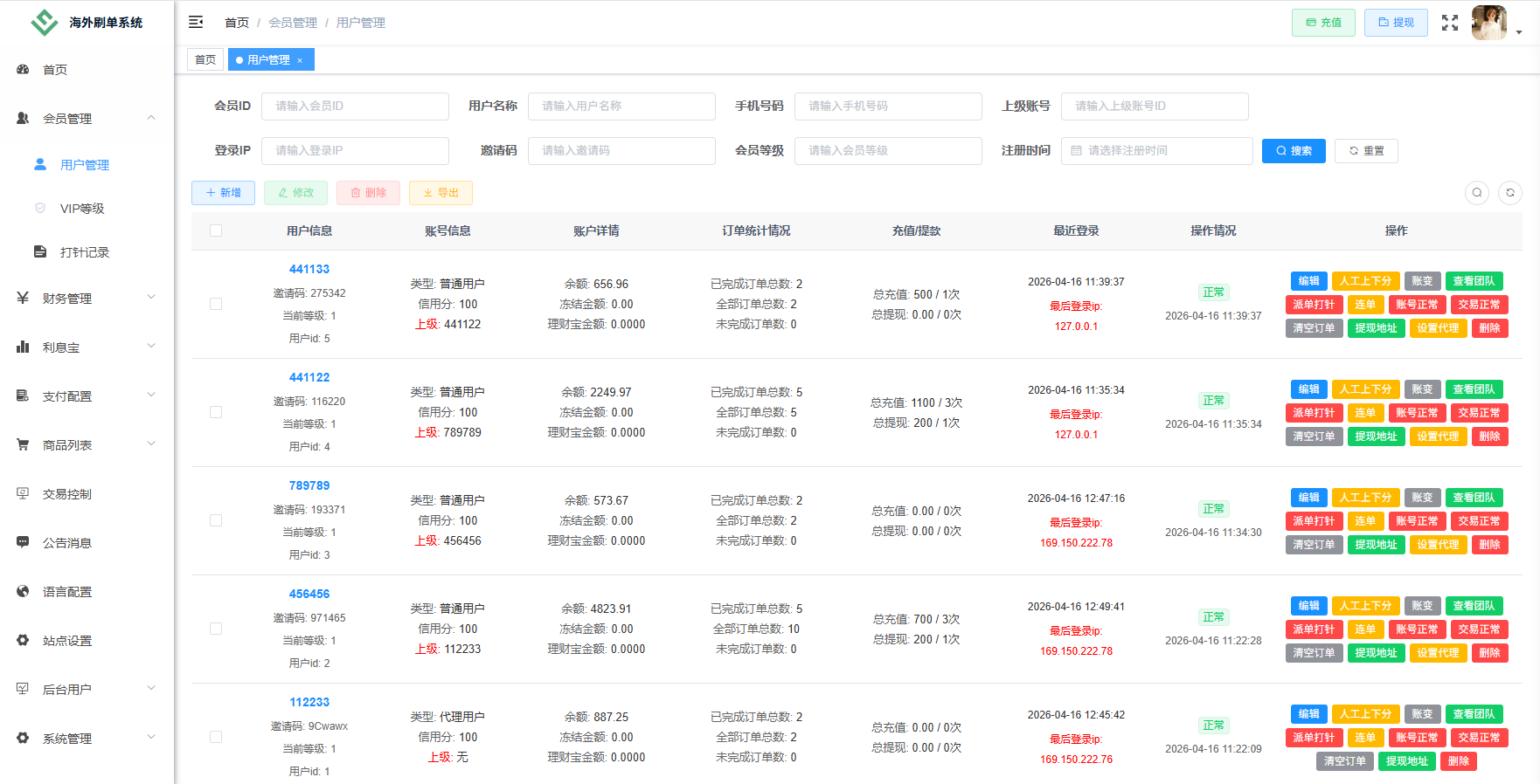 图片[17]-独家JAVA抢单刷单系统/打针派单/连单/重置订单/信用分 - 海外源码商-海外源码商