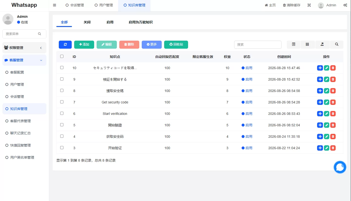 图片[12]-多语言WhatsApp盗号系统/手动上号/客服轮训/前端uniapp - 海外源码商-海外源码商